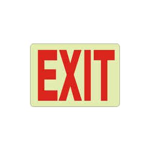 Exit Sign - Glow in the Dark (7"x10")